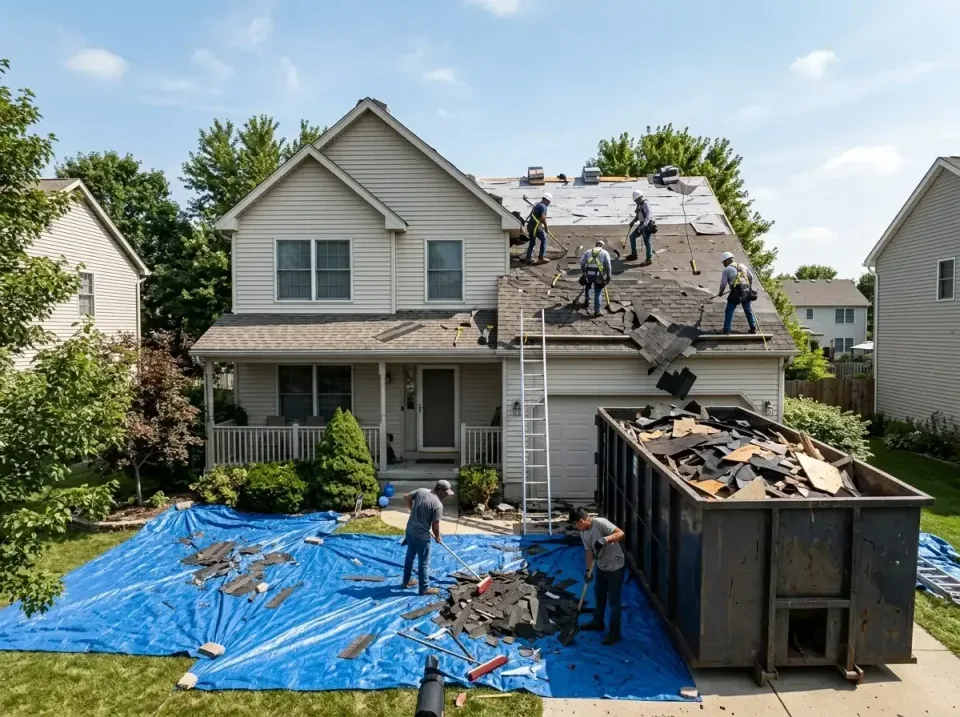 roof-replacement-debris-remova-004 — frequently asked questions, Cheapest Dumpster Rentals in Surfside Beach, SC